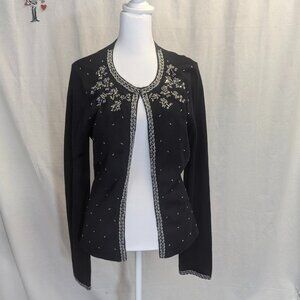 Allison Brittney Size Small Sweater/Cardigan Black